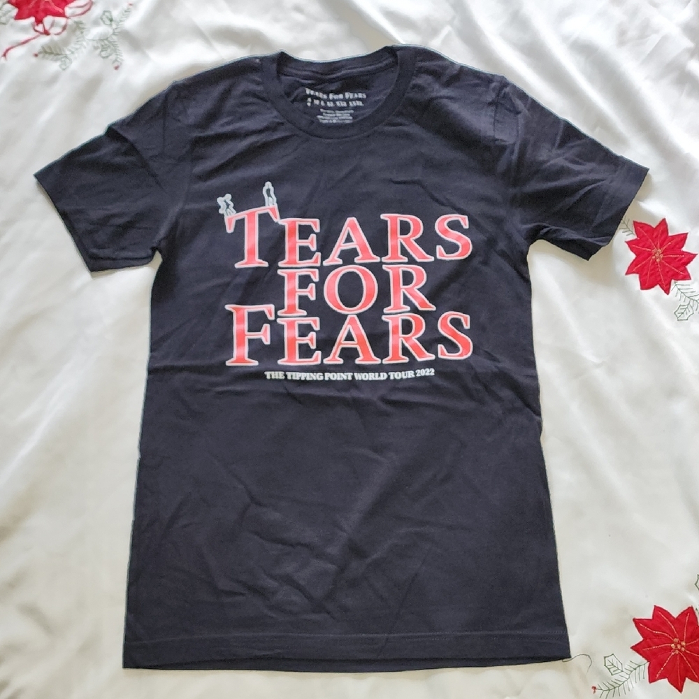 Black Tears for Fears Tour T-Shirt NWOT Size S